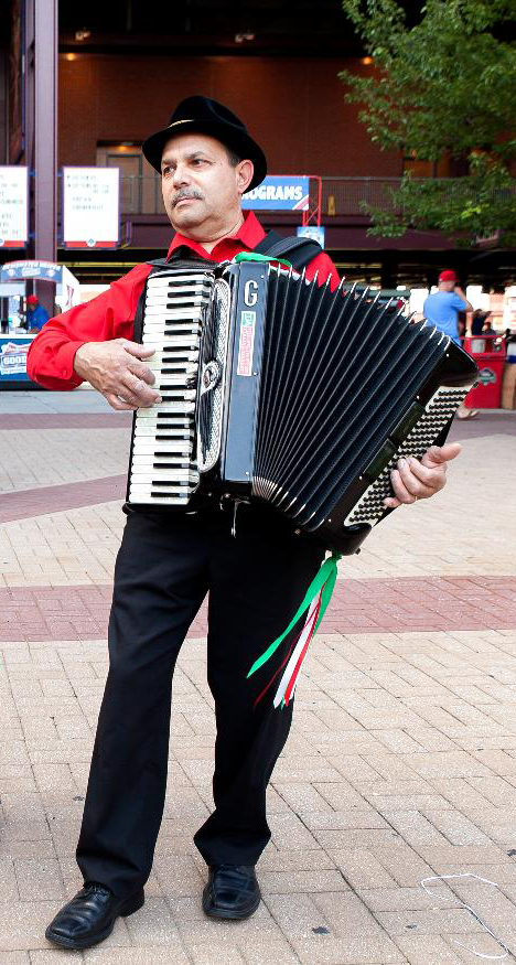 Picture of Ralph Salerno playing accordion
